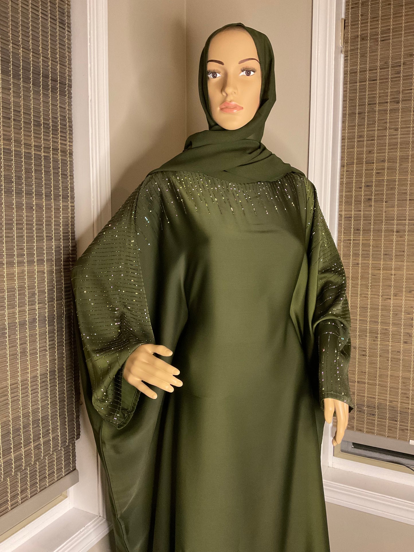 Original Butterfly Abaya - Olive