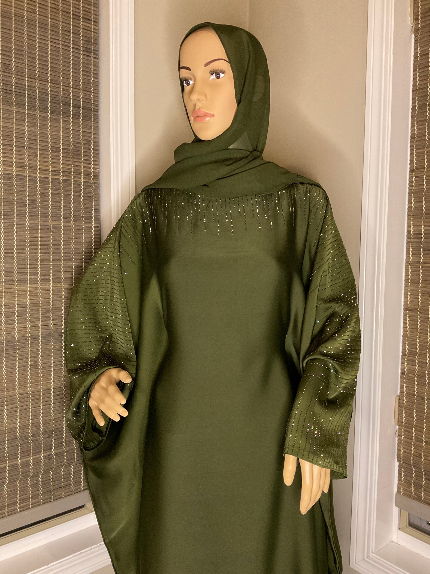 Original Butterfly Abaya - Olive