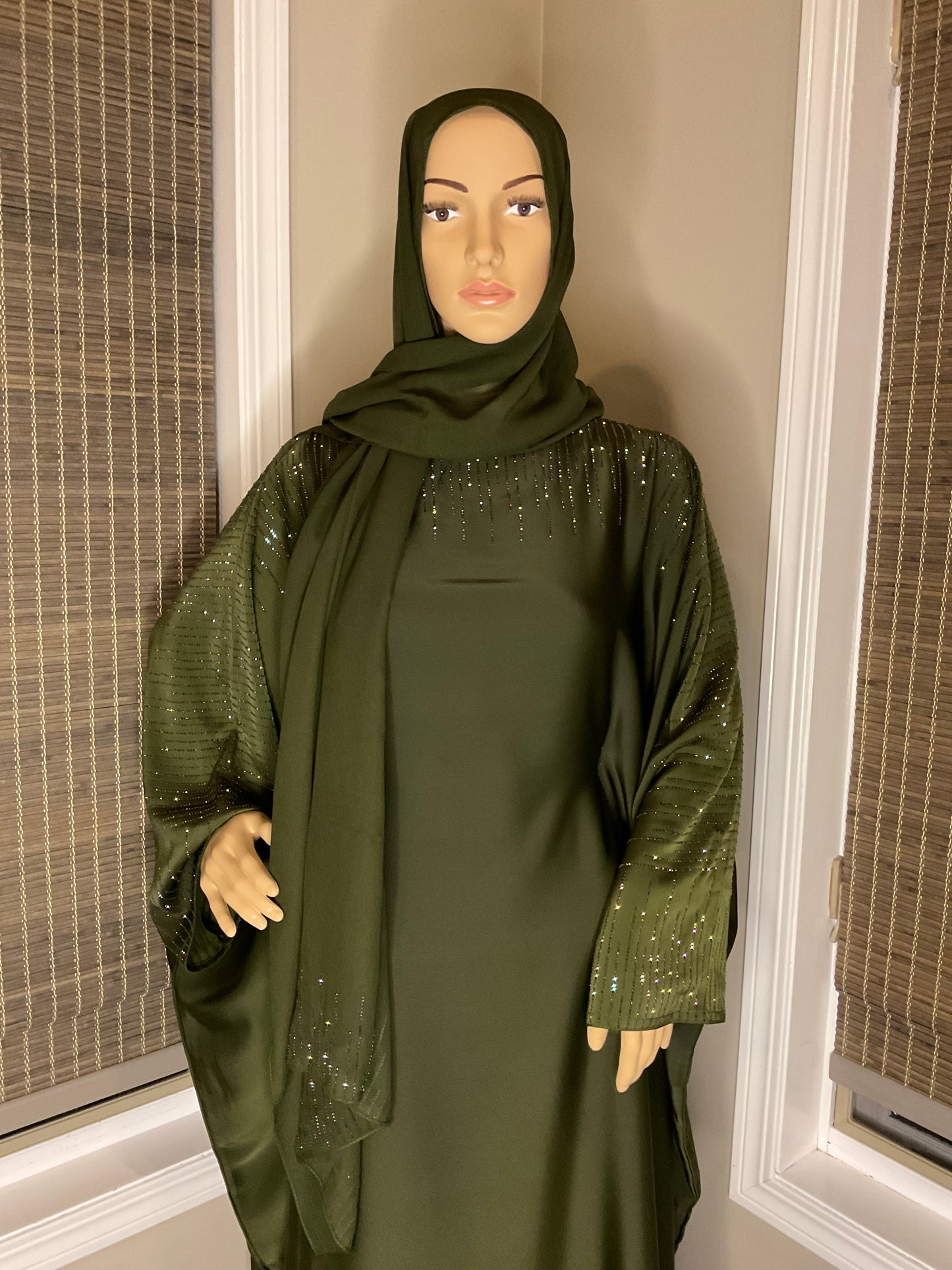 Original Butterfly Abaya - Olive