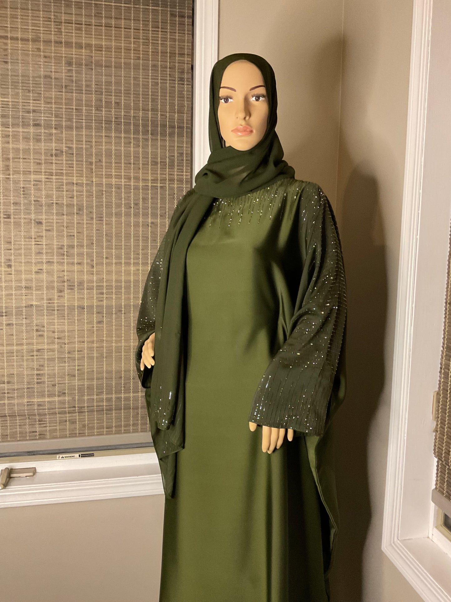 Original Butterfly Abaya - Olive