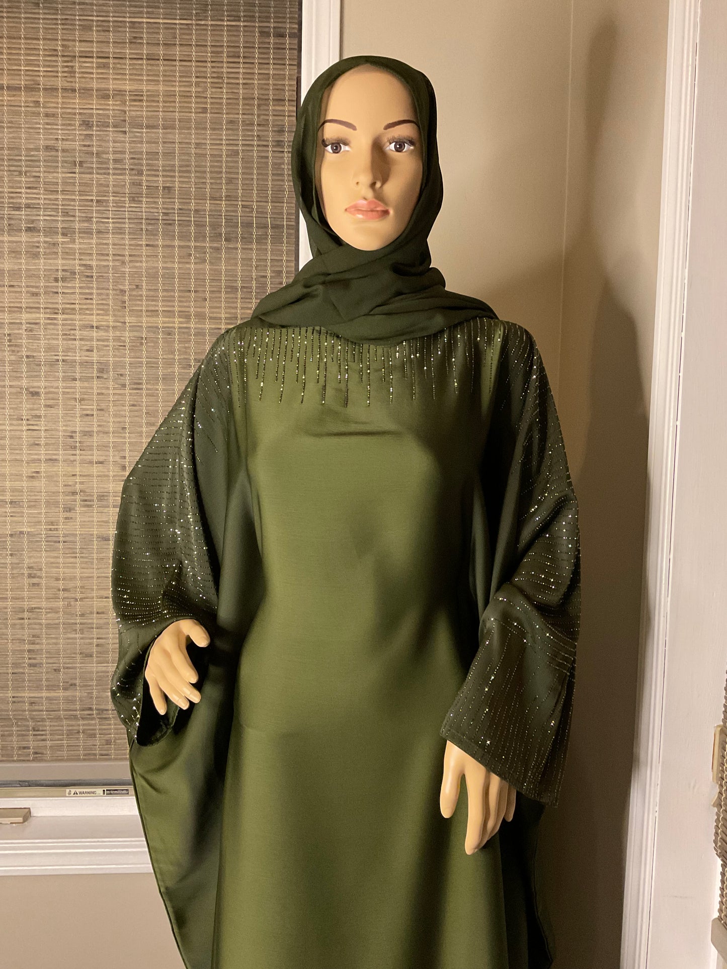 Original Butterfly Abaya - Olive